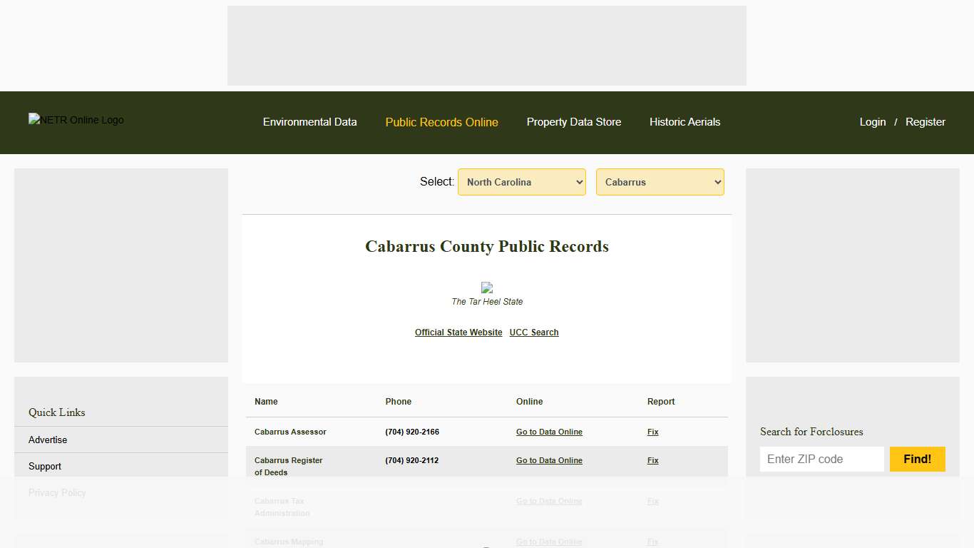NETR Online • Cabarrus • Cabarrus Public Records, Search Cabarrus Records, Cabarrus Property Tax, North Carolina Property Search, North Carolina Assessor
